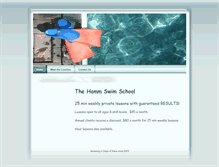 Tablet Screenshot of hammswimschool.com